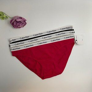 NWT Calvin Klein 3pc Bikini Panty Set